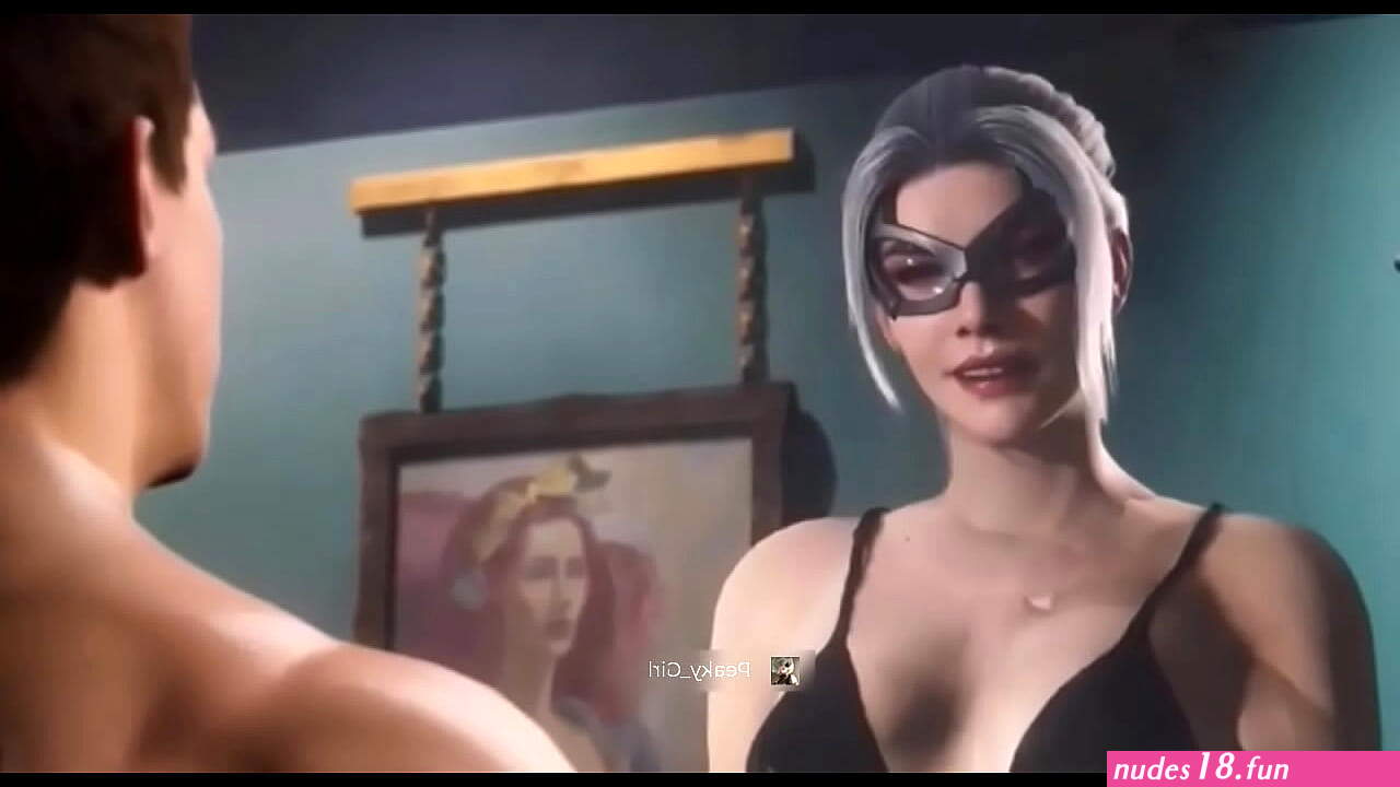 Marvels Spider-Man Black Cat Semi Nude Cutscenes