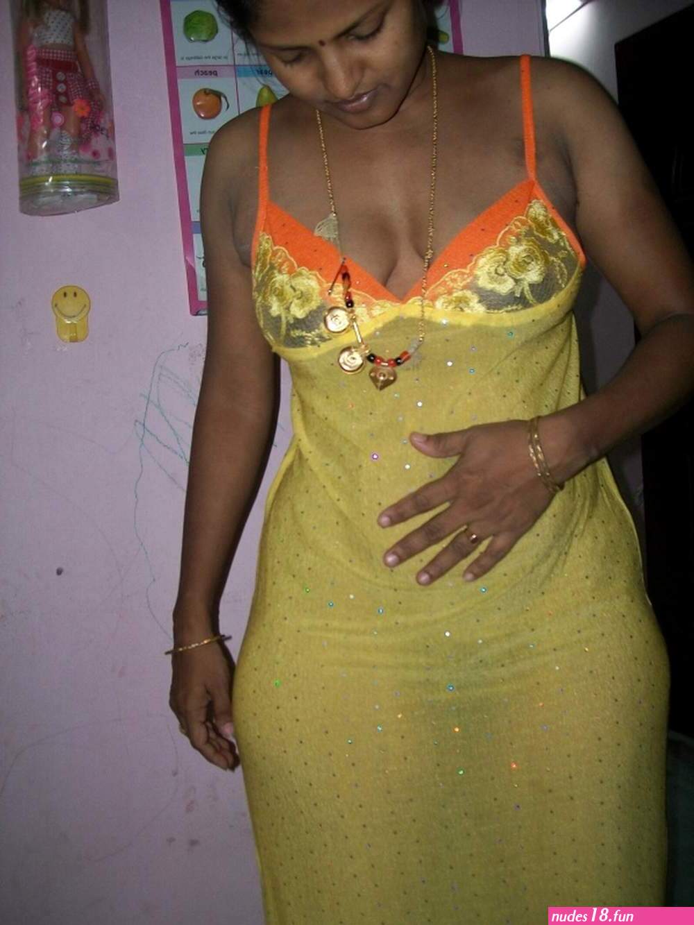 South Indian Aunty In Nighty 2184