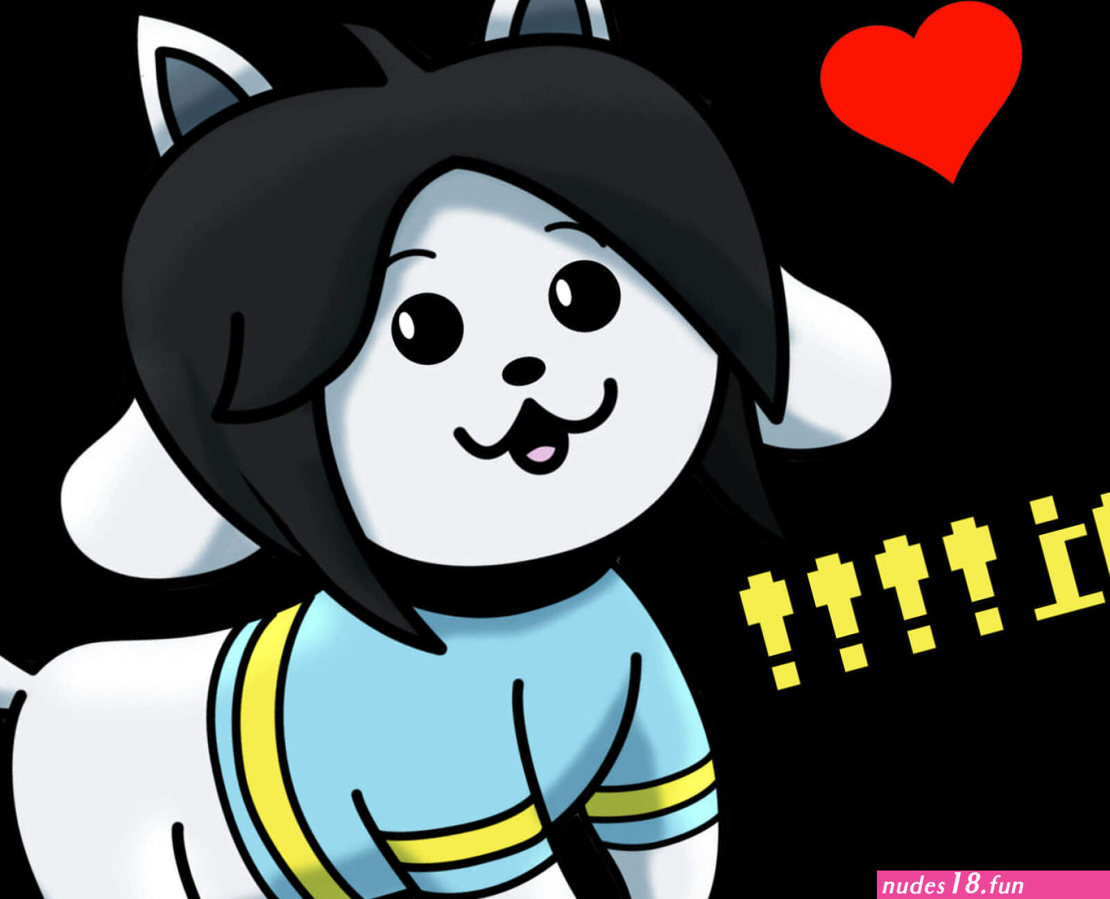 Download Undertales Emotional Support Temmie Wallpaper