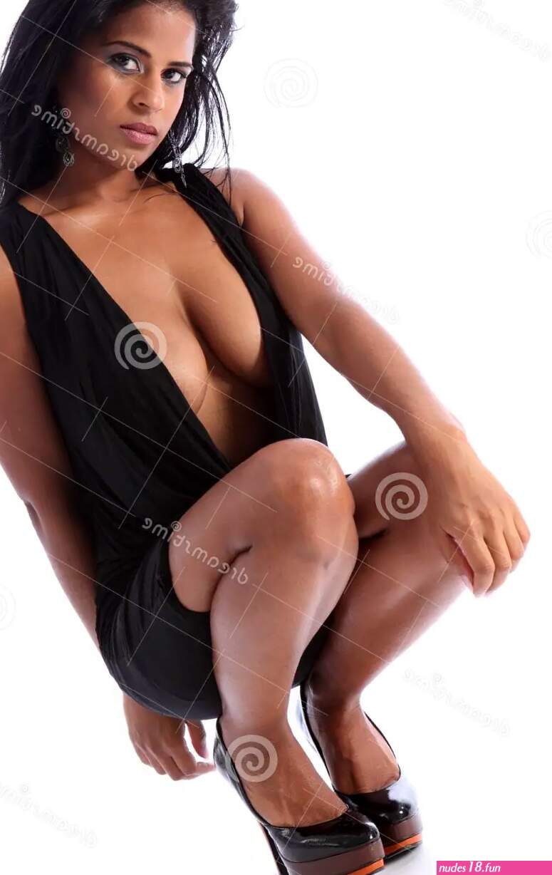 Voluptuous Boobs of Beautiful Young Fashion Model Stock Image