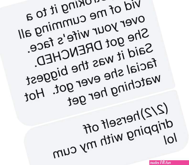Cuckold texts from wifes boyfriend: 10 Nude Pics