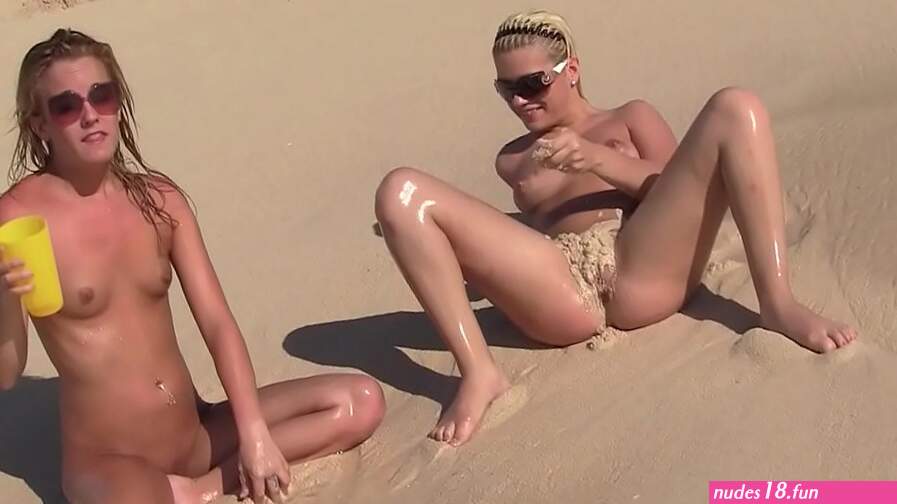Wild and Crazy Girls Have Fun on Nude Beach