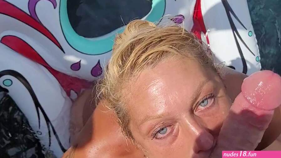 Pool Blowjob from Stepmom
