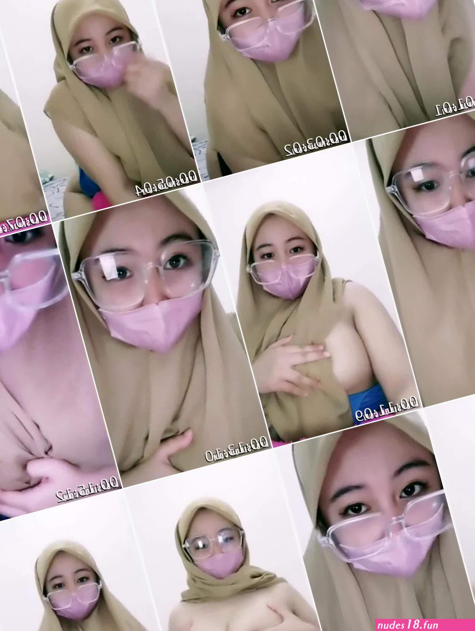 Bokep Indo Ukhti Hijab Kacamata Pamer Toket Gede