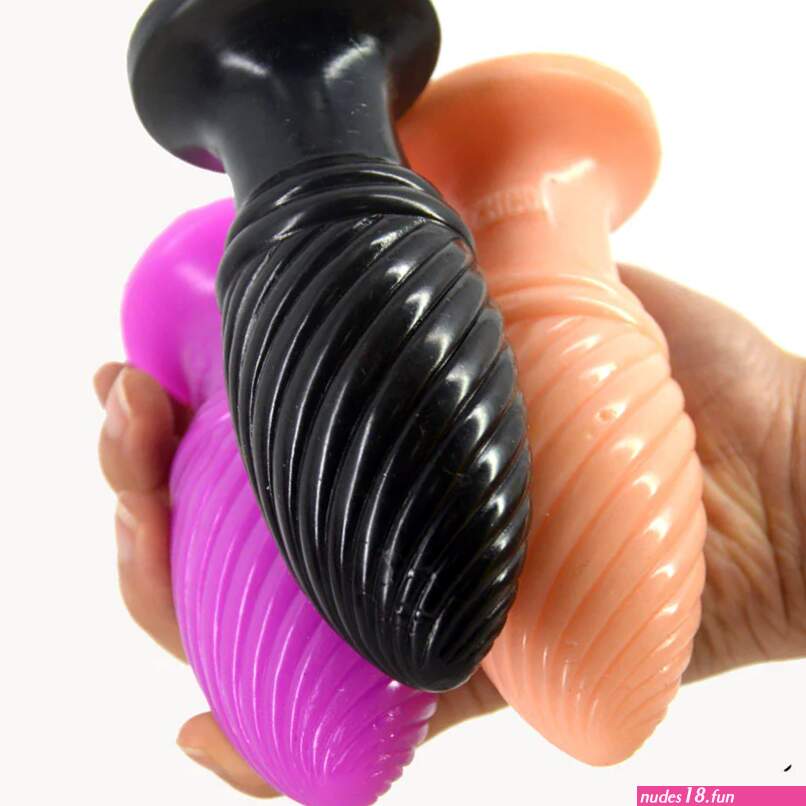 Screw Shaped Dildo Anal Plug
