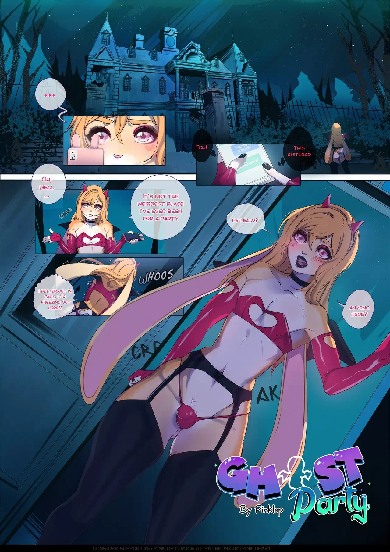 Yaoi porn comics Ghost party