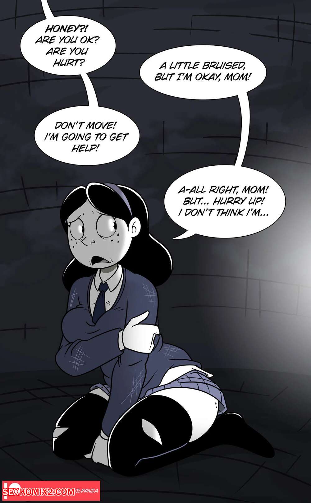 Porn comic Anyas Ghosts. IlPanza Sex comic busty brunette beauty