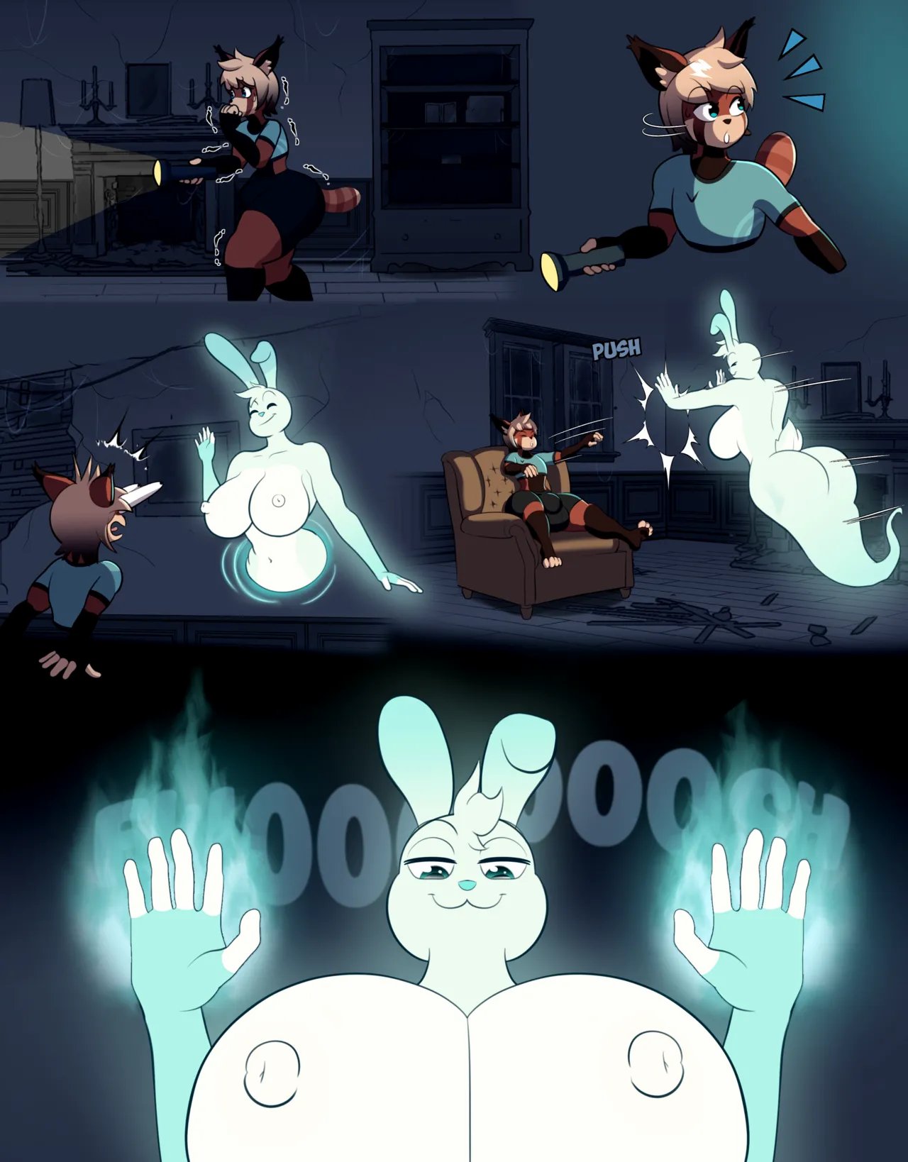Futa Ghosts comic porn