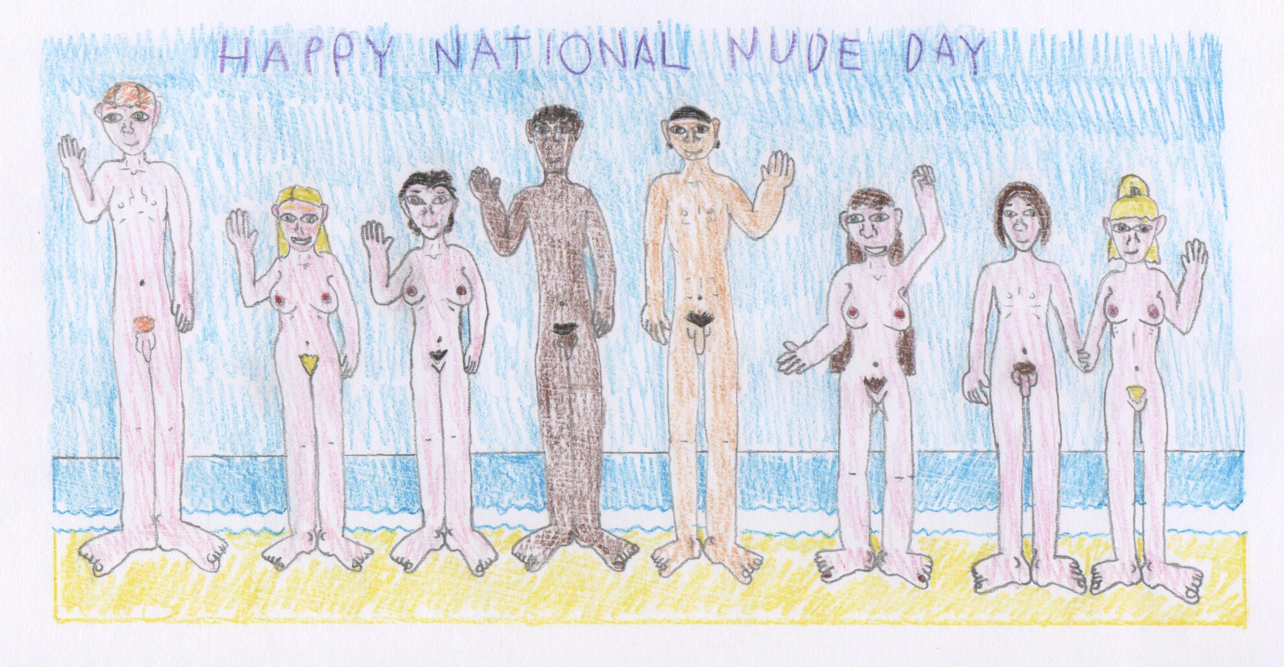 National Nude Day by Ricadams on Newgrounds