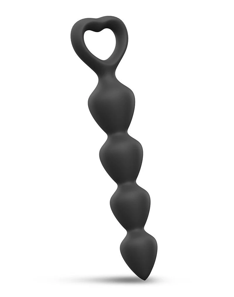 Love to Love Anal Chain with Heart-Shaped Handle BING BANG