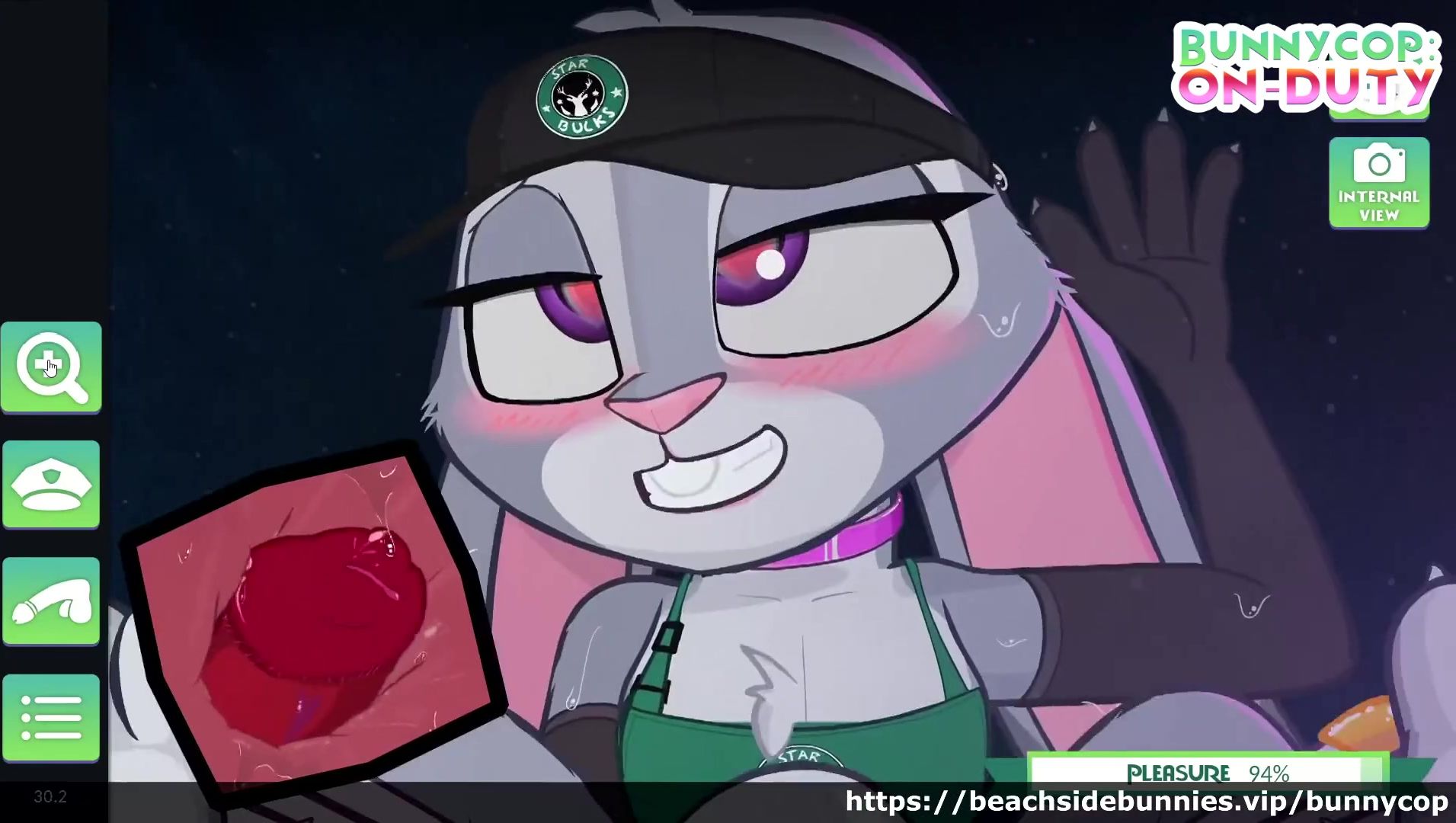 Judy Hops with a futanari dick gets fucked in the ass in a XXX flash game