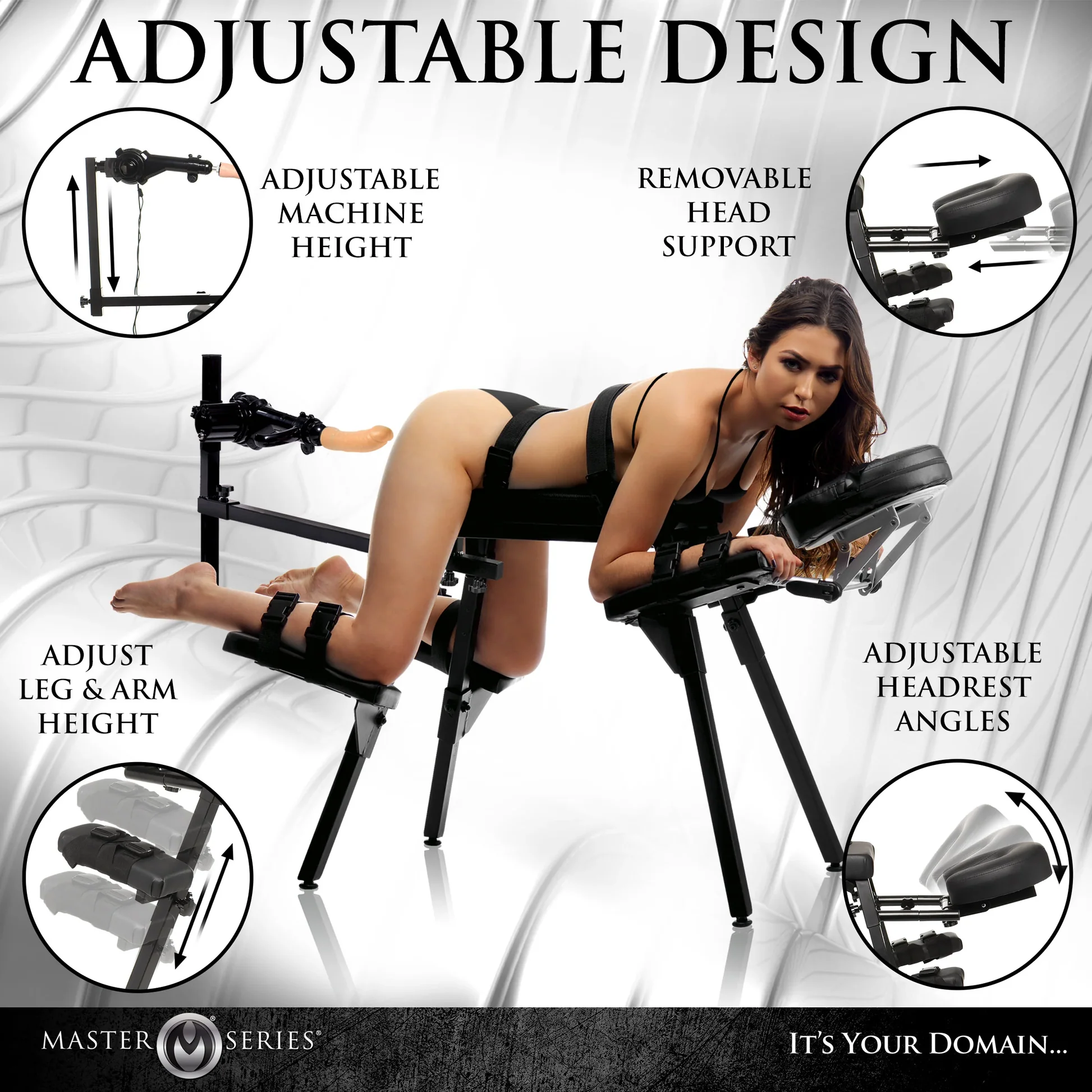 Obedience Bench Sex Machine Combo