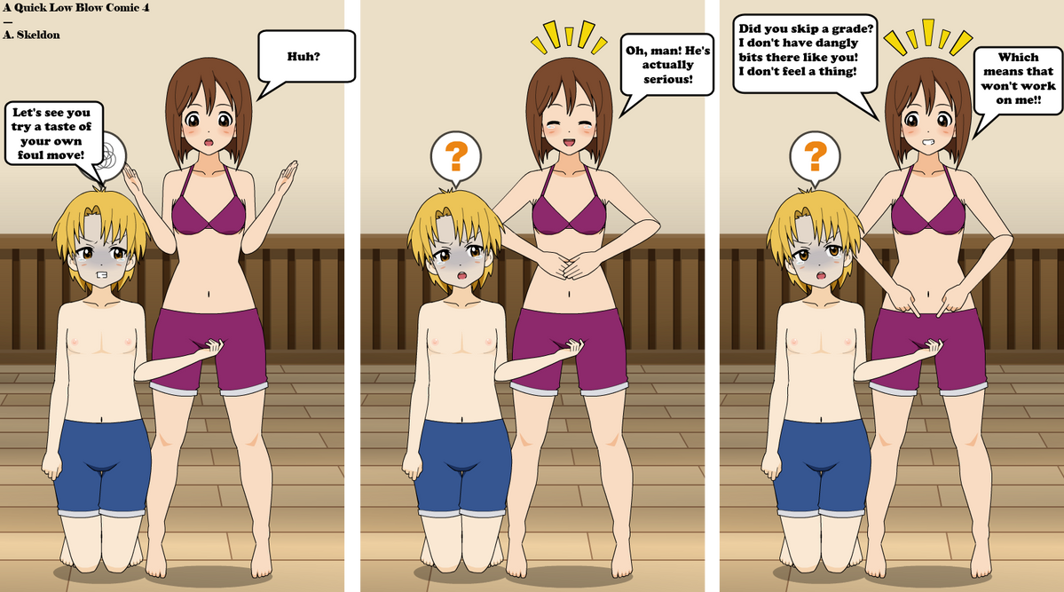 A Quick Low Blow Comic 4 Pussy Envy by AlarikSkeldon on DeviantArt