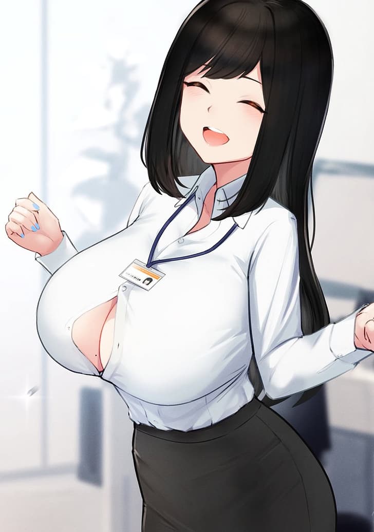 Big boobs hanging boobs room Japan anime girls HD wallpaper