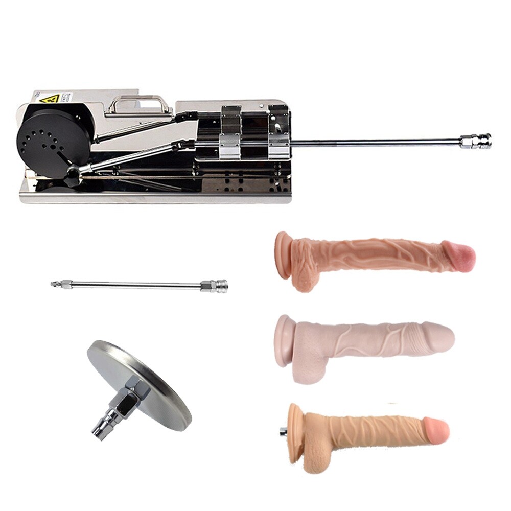 Premium Seksmachine met 5 stuks dildo bijlagen