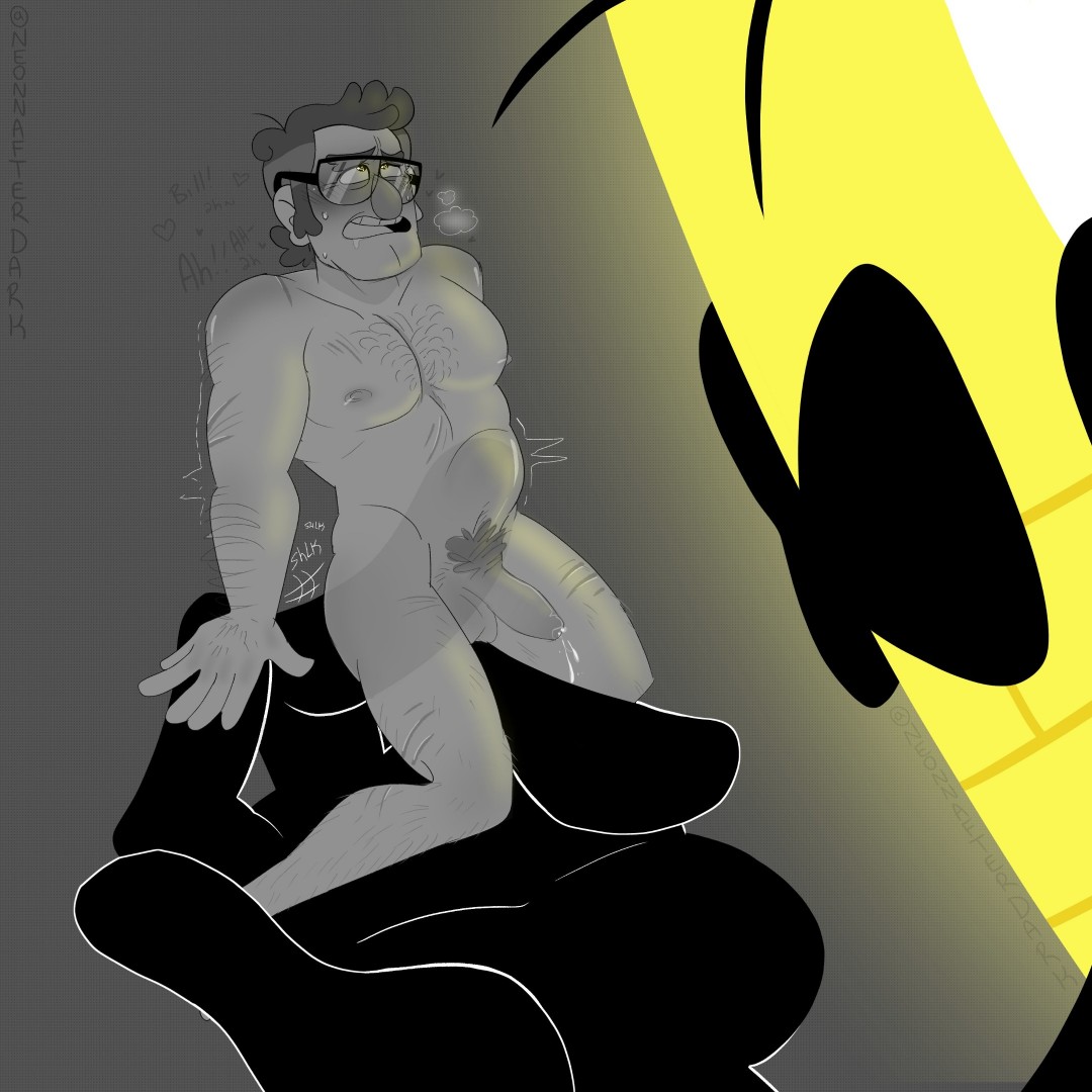 gravity falls bill cipher stanford pines body hair fingering