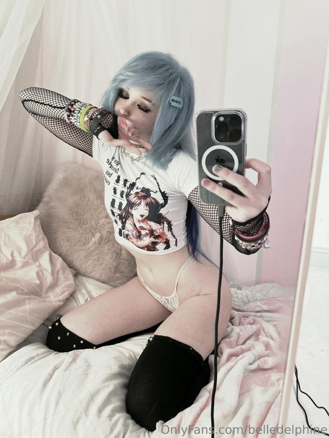 Belle Delphine Sexy Nostalgic Emo Onlyfans Set Leaked