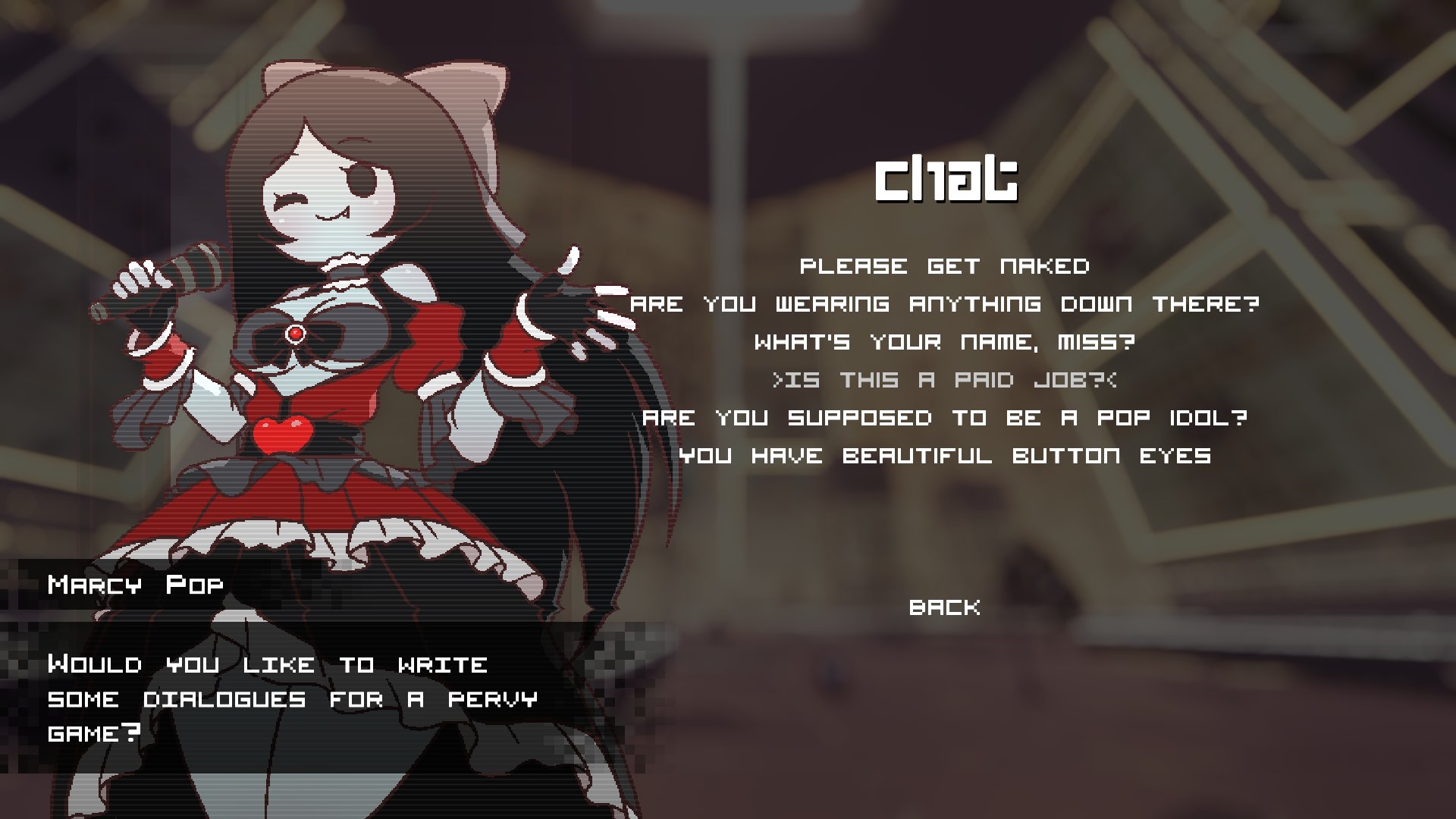 Manyakis on X: The game Nude Byte has a lot of NPCs that need dialogue. Would you like to write some dialogues for a pervy game? Itll be a paid job if