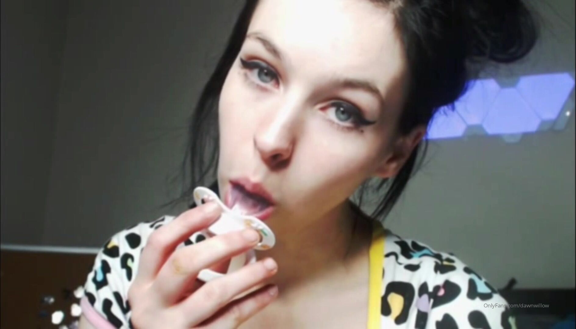 Diaper girl pacifier