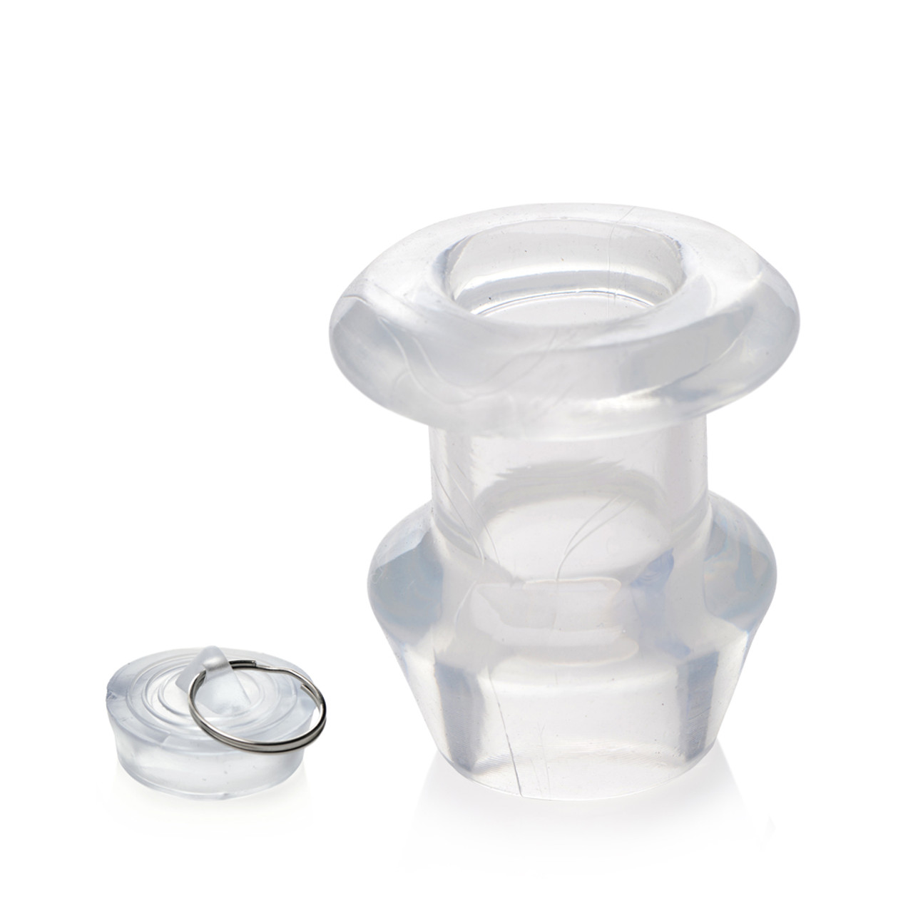 Buy the Ass Bung XL Extra Large 4 inch Clear Hollow Anal Dilator with Plug graduated