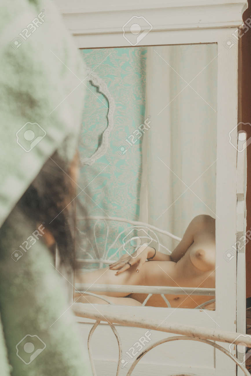 Beautiful Naked Body In Front Of A Mirror Stock Photo Picture and Royalty Free Image. Image 136676334.