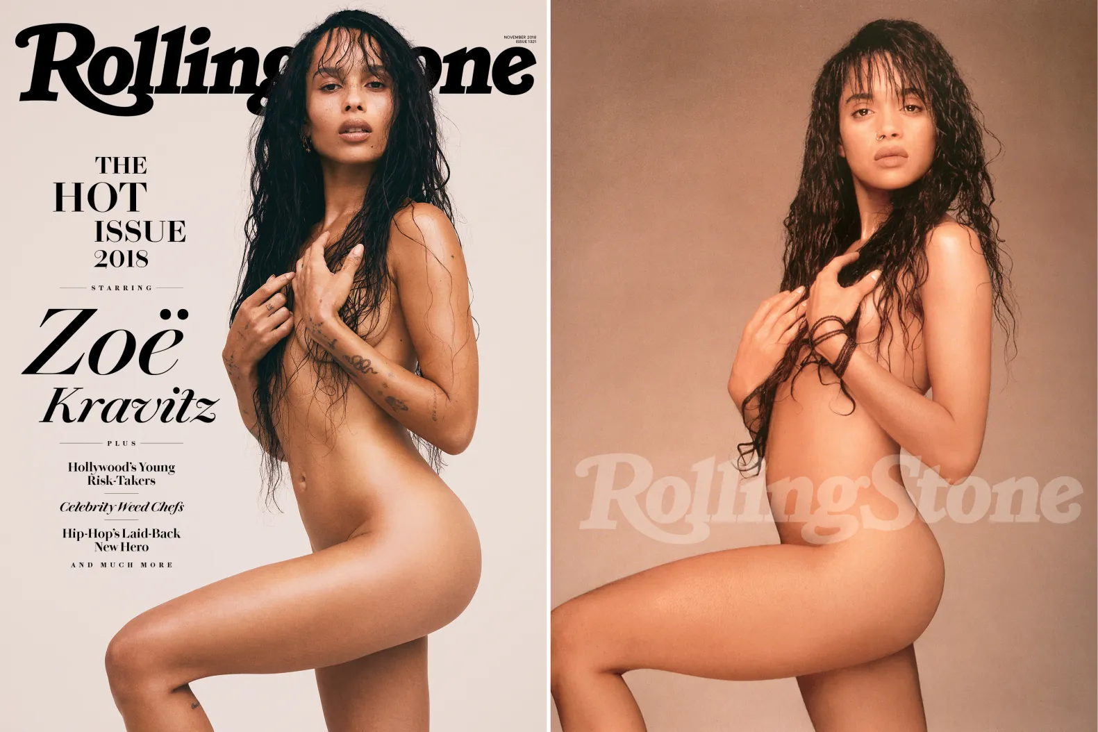 Zoe Kravitz Following Mom Lisa Bonet Naked on Rolling Stone Cover