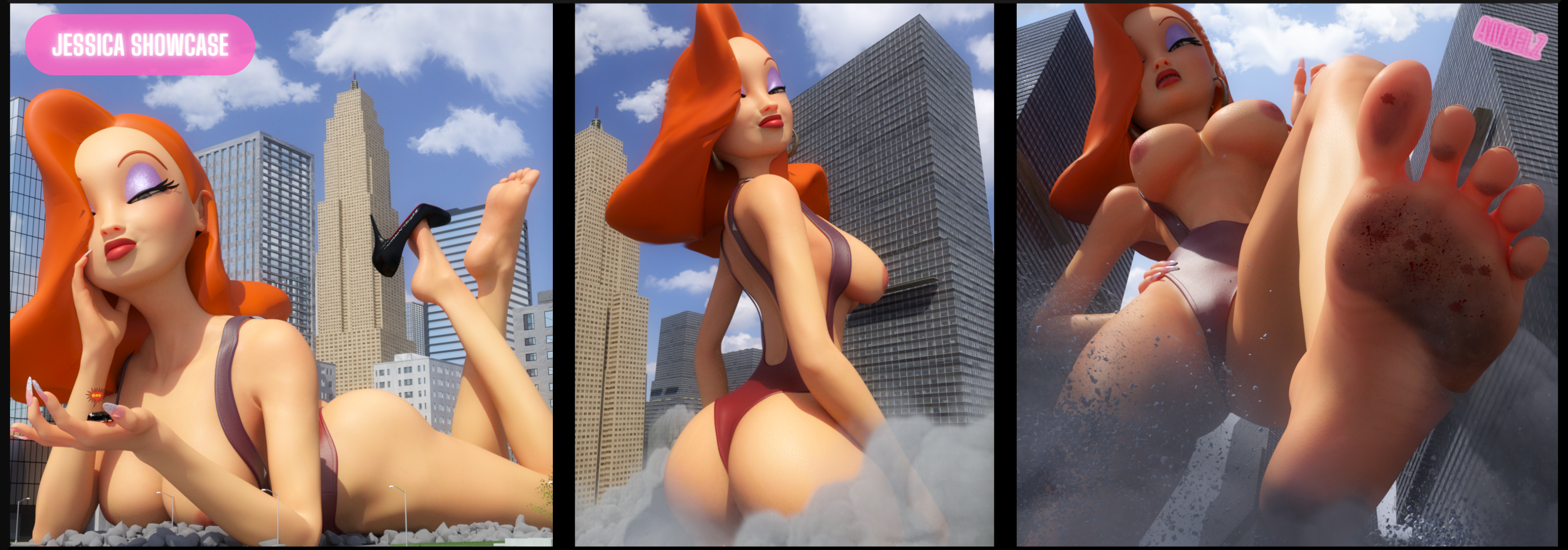 Jessica Rabbit Giantess Showcase by ClubAngelz on DeviantArt