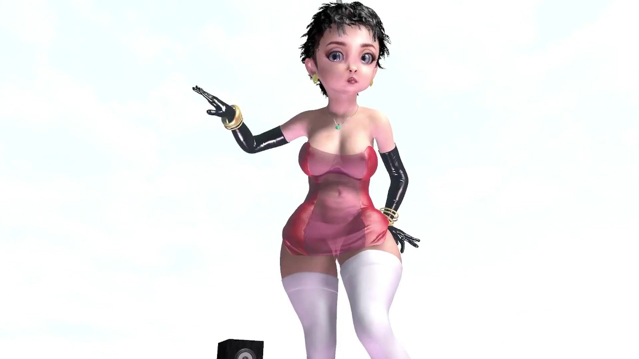 3D Betty Boop bailando
