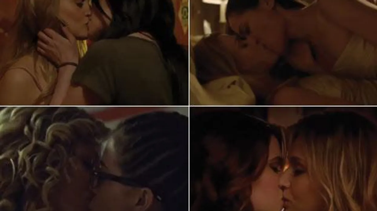 12 Hottest Lesbian TV Kisses of 2014