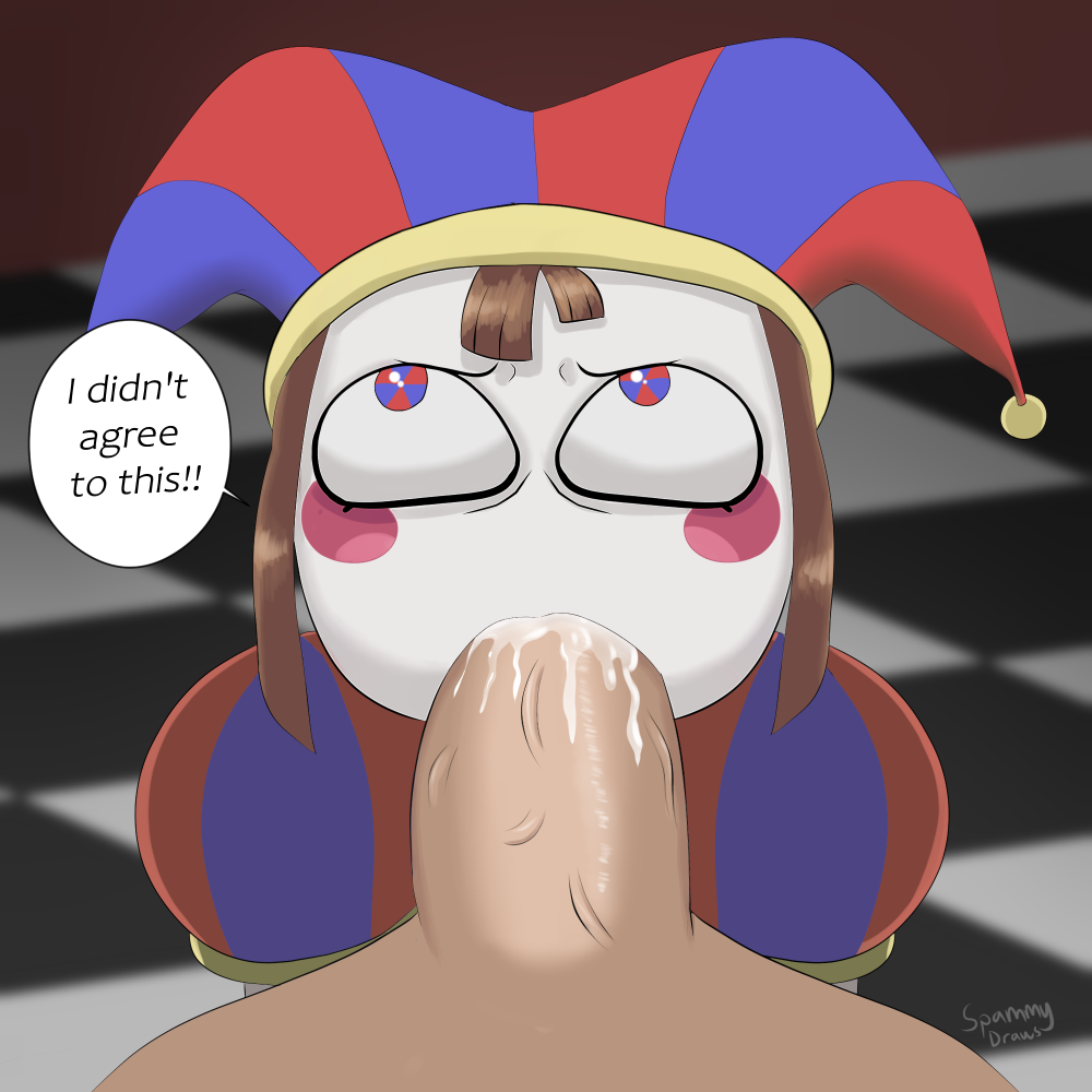 Pomni face fuck by GlitzDraws on Newgrounds