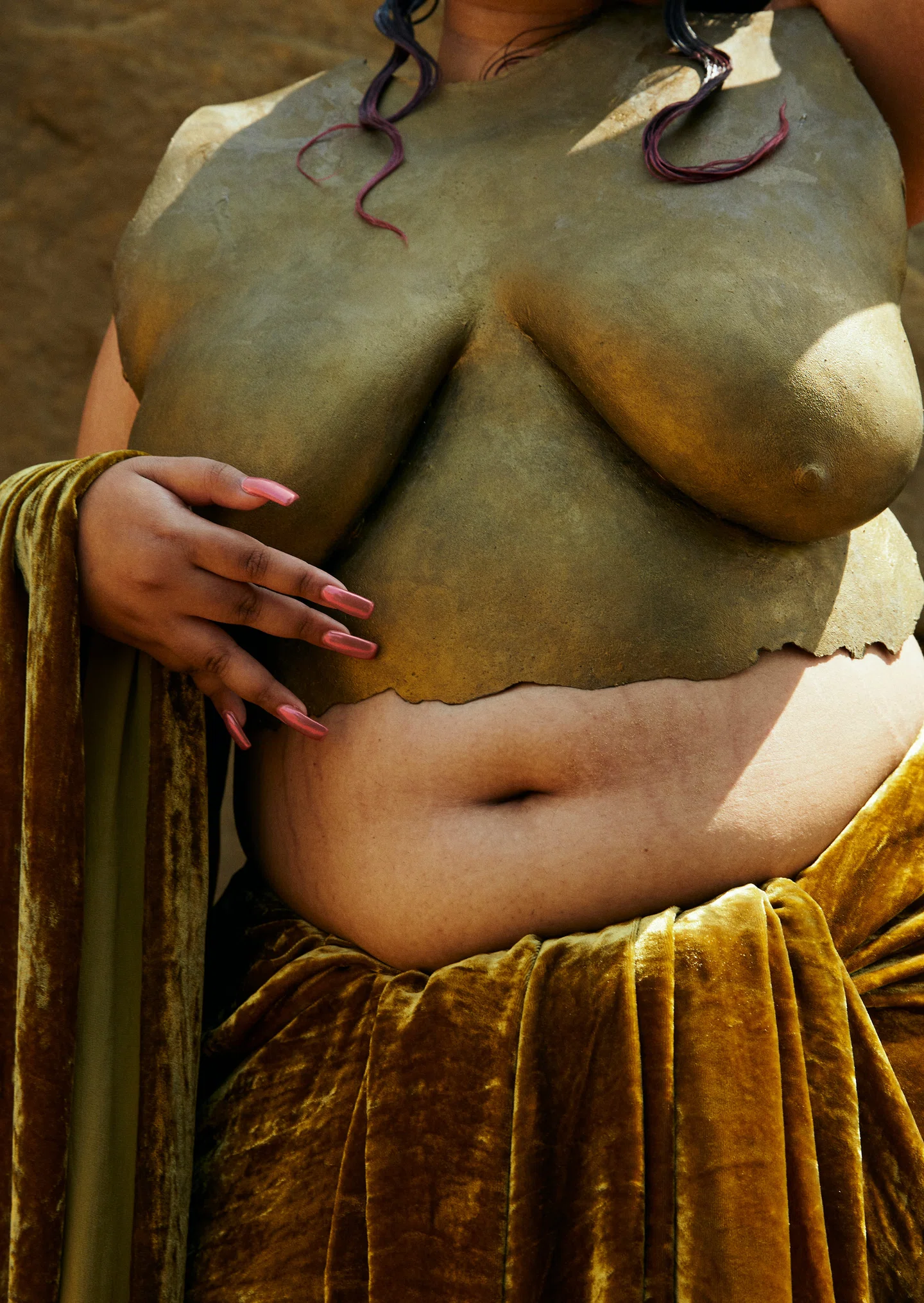 Imogen-Blue Hinojosa merges photography art and performance to address her experiences as a Latinx trans woman