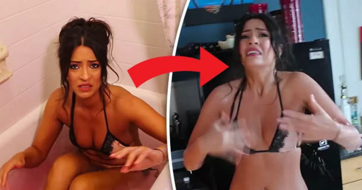Half-naked womans bath descends into chaos after boyfriend pours CHILLI extract into tub