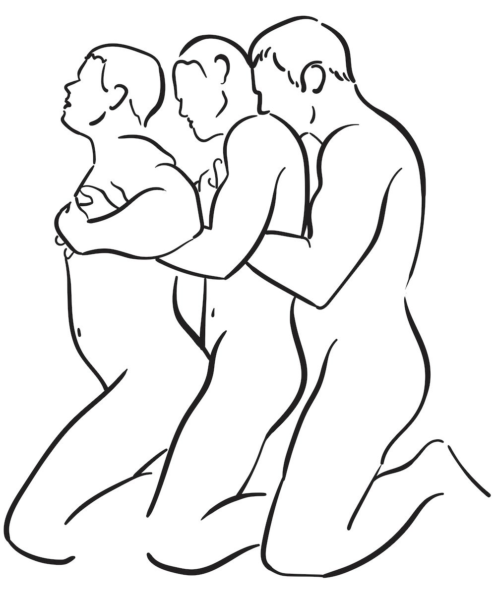 18 Threesome Sex Positions For Intense Pleasure Illustrations