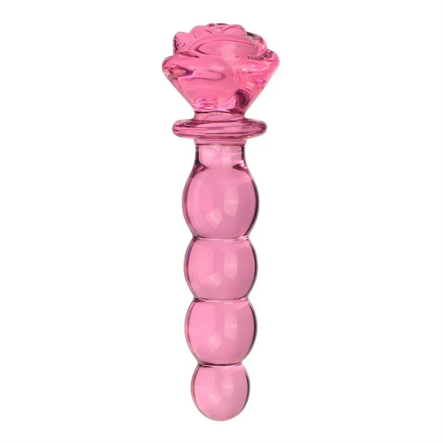 Xinghaoya Rozenbloem Glazen Buttplugs Dildo