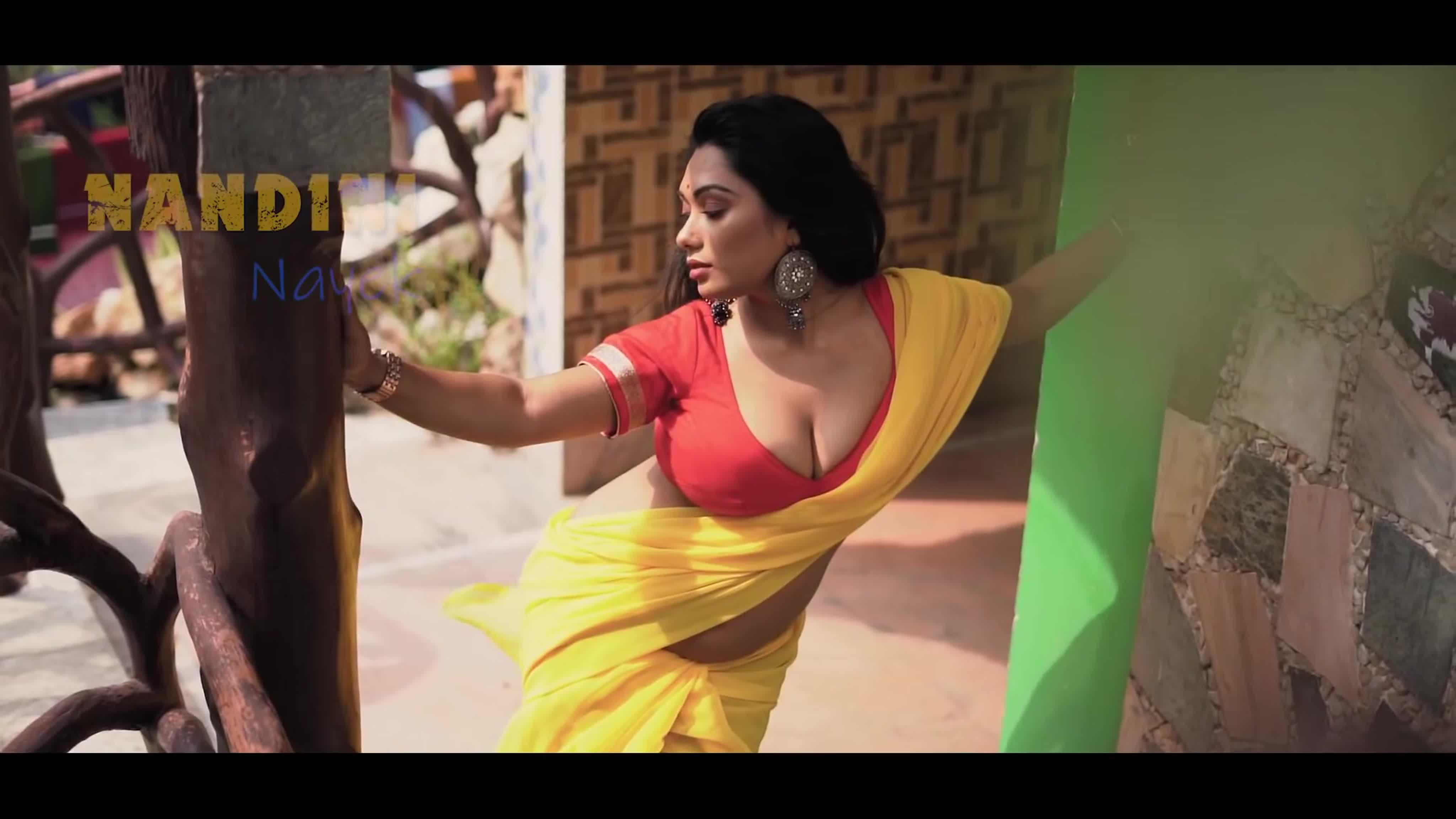 Nancy yellow saree expression tutorial ep 1