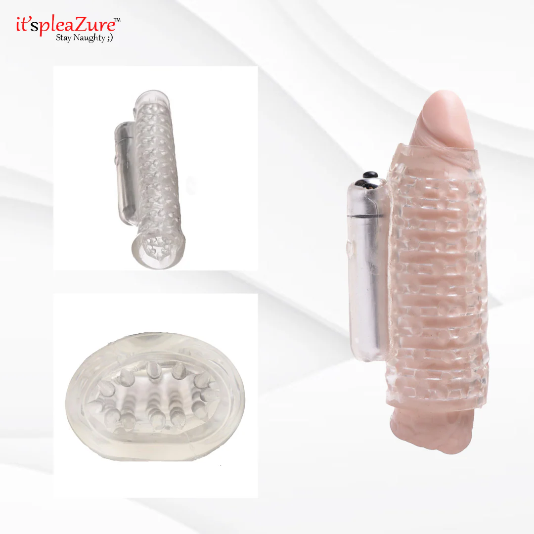 Buy ItspleaZure Transparent Vibrating Masturbating Sleeve for Men for Rs. 4999.00 at itspleaZure