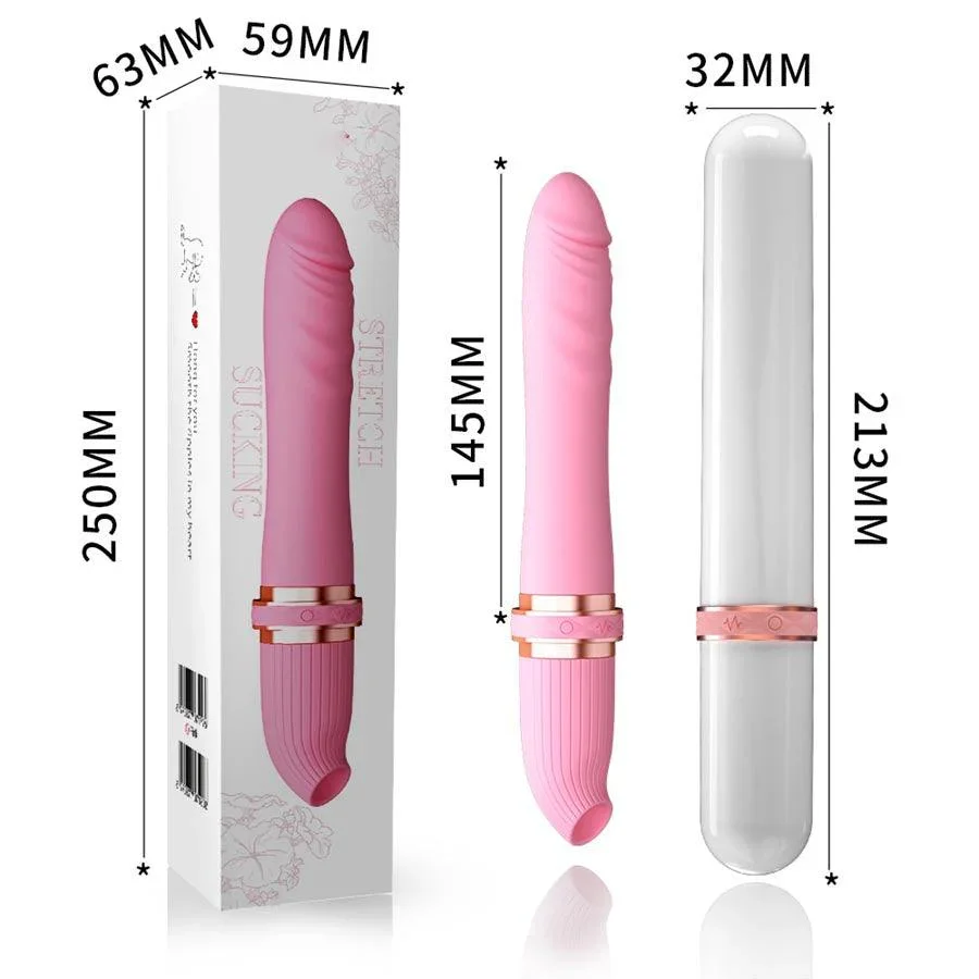 Dildo Vibrator met Klitzuiger