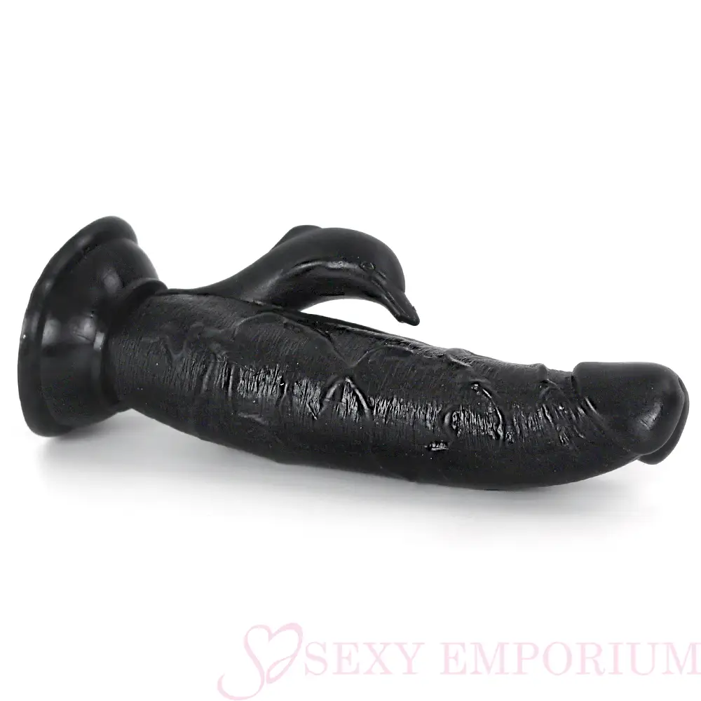 The 8 Inch Dolphin Clit Stim Dildo