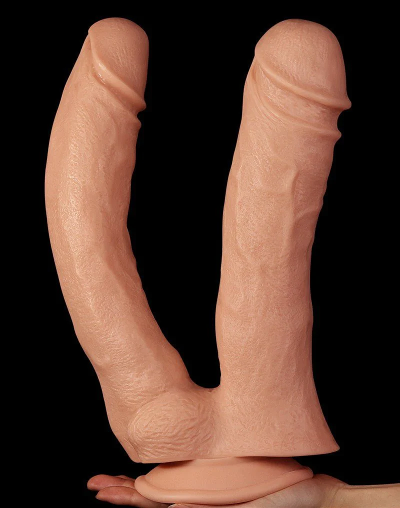 Lovetoy Realistische XXL Dubbele Penetratie Dildo 30 cm