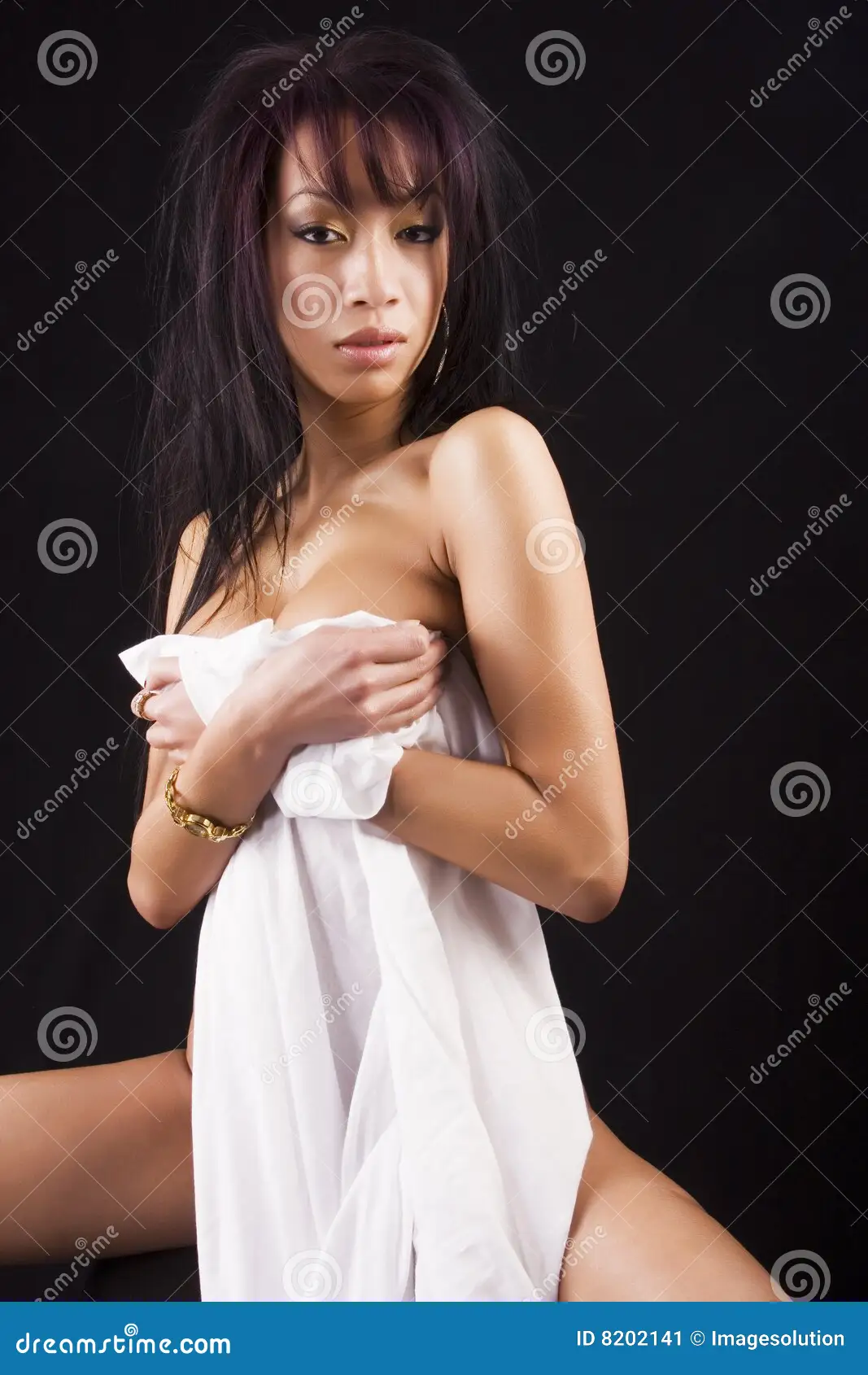 Modèle asiatique sexy image stock. Image du regard moderne
