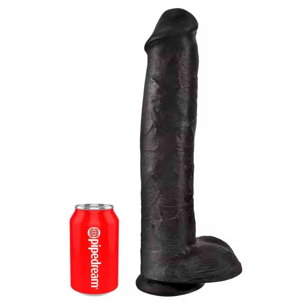 Schwarzer XXL Dildo 15 King Cock 1 St