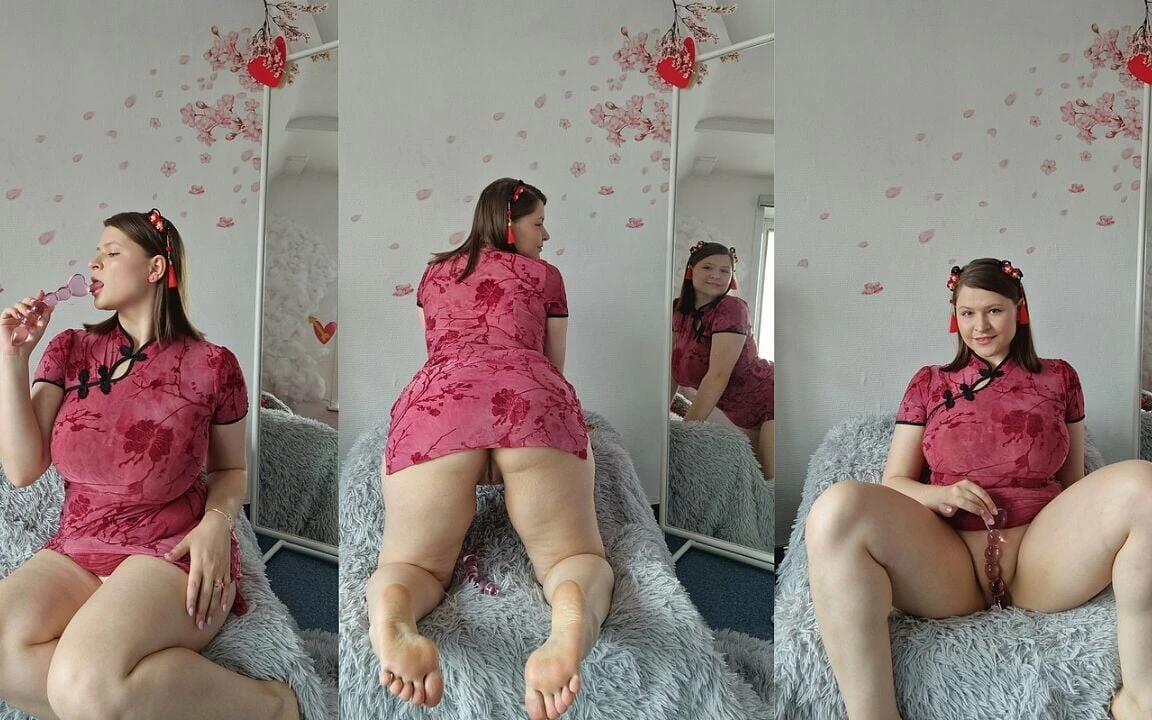 Glass Dildo Fucking Under the Cherry Blossoms feat. Tina Angel by FapHouse