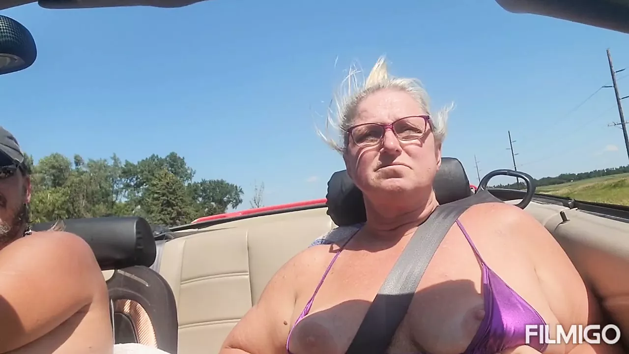 Tits out While Riding in a Convertible: Amateur Porn feat. Tjedwards by FapHouse