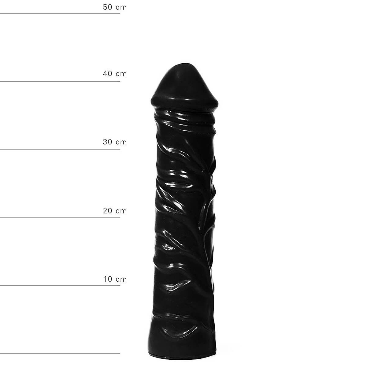 All Black Realistic XXL Dildo 32 cm huge dildo with veins diameter 7 cm