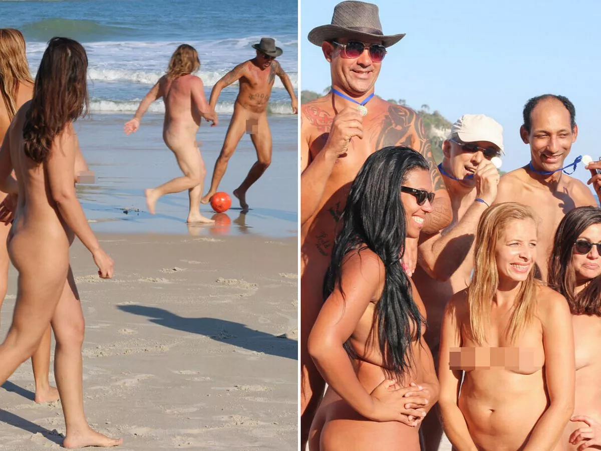 Rio hosts NAKED Olympics on beach to honour ancient Greeks