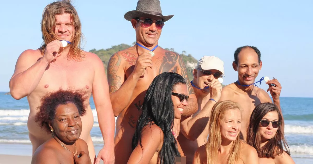 Rio hosts NAKED Olympics on beach to honour ancient Greeks