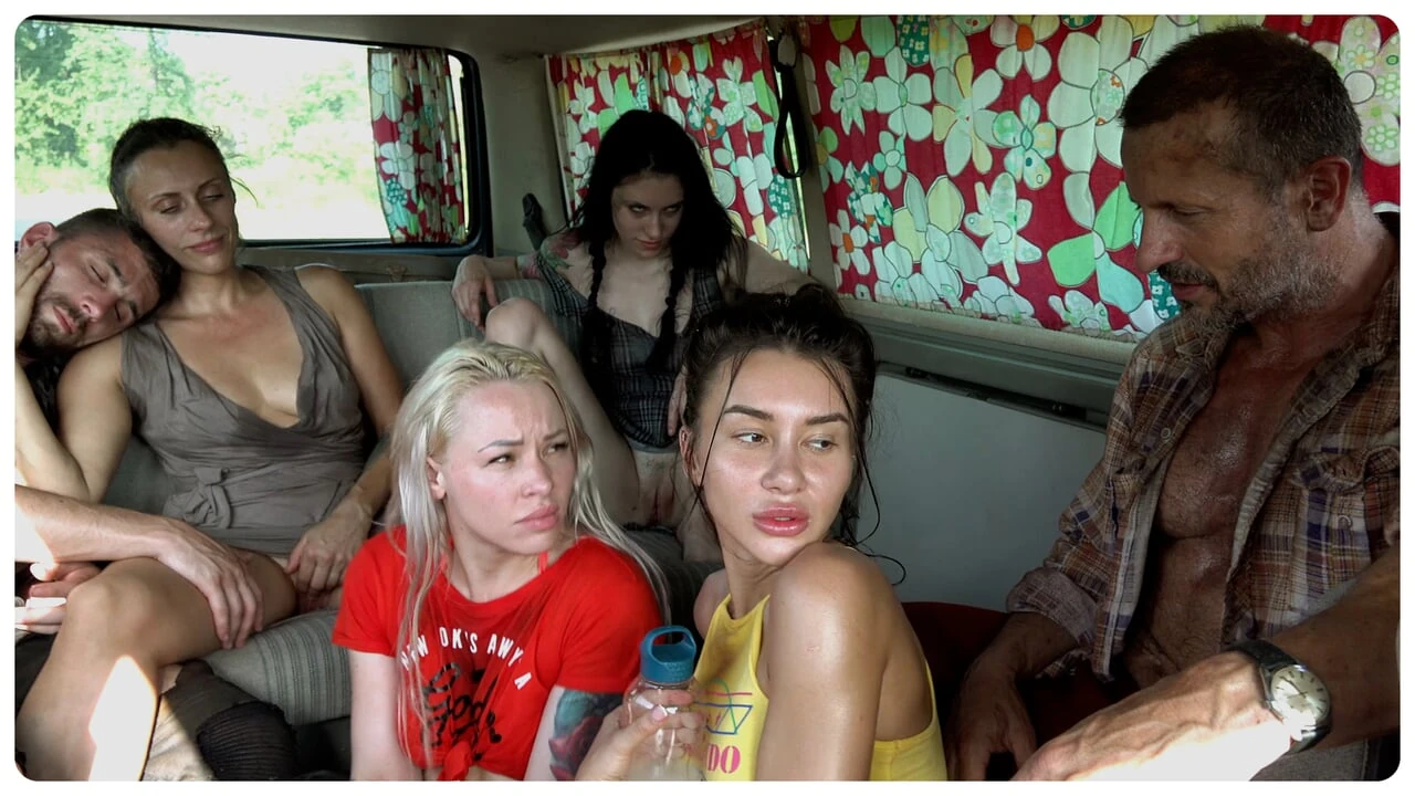 Russian Hitchhikers Perverse Family: Brunette Porn feat. Kitty Li