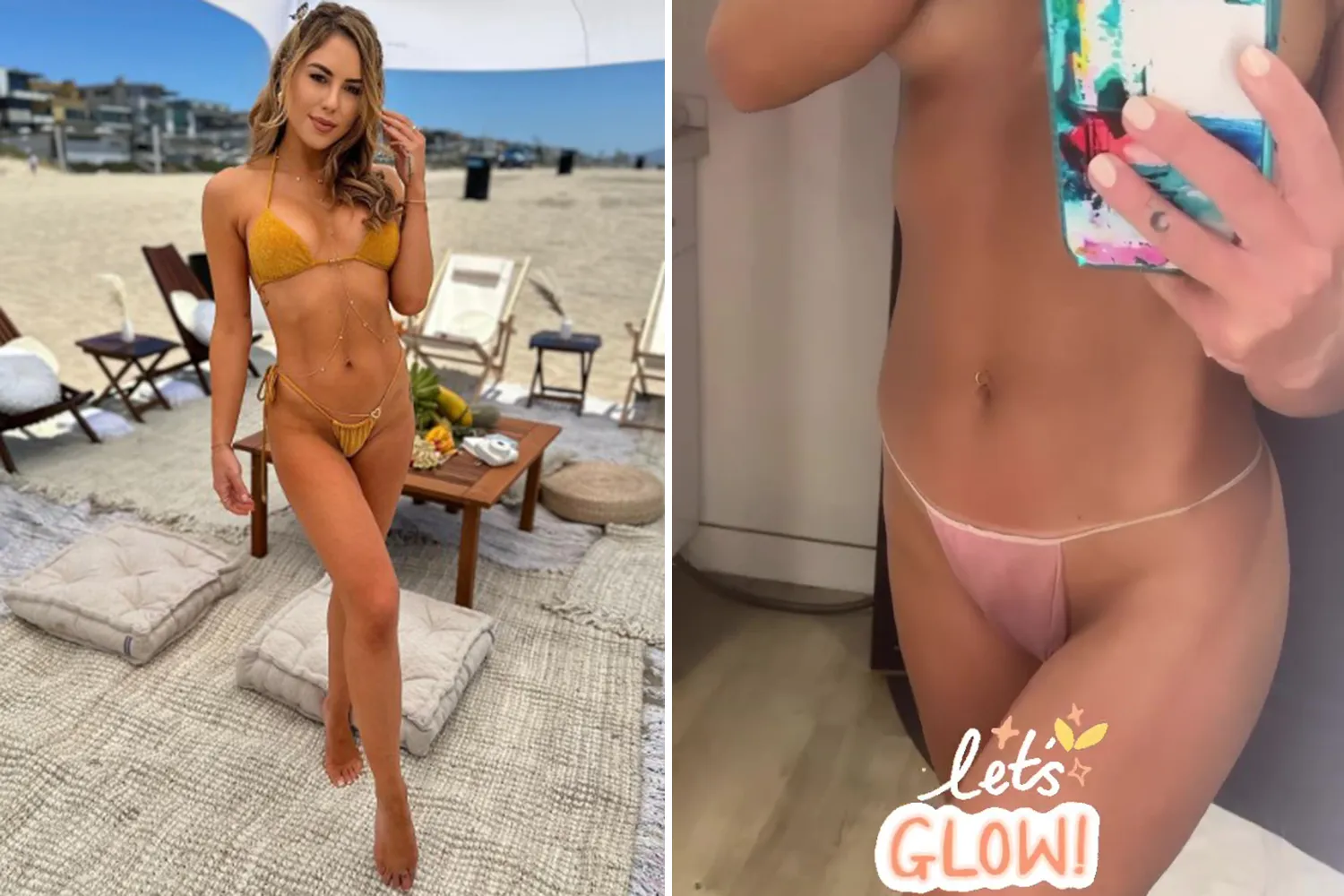 Stunning UFC octagon girl Brittney Palmer risks Instagram ban as she goes completely TOPLESS in racy video