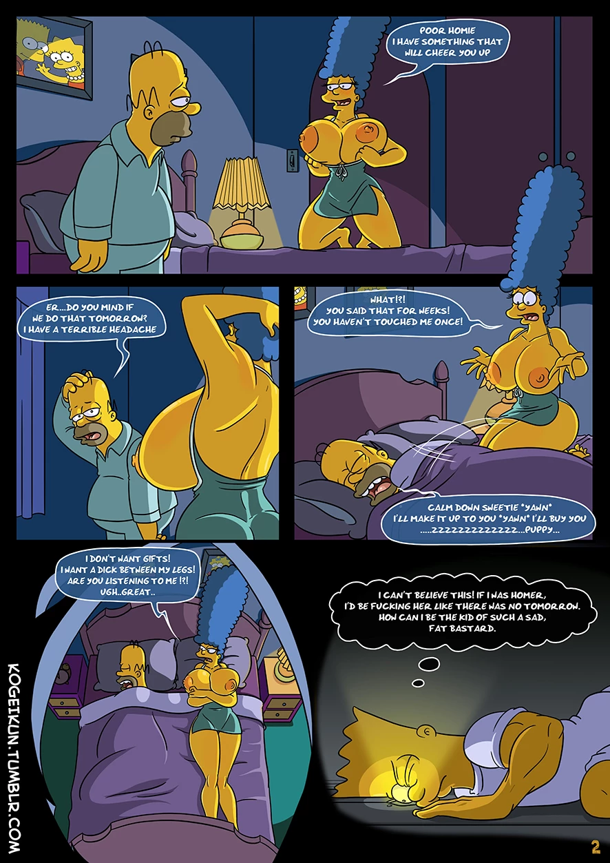 Porn comics Simpsons Bart and Marge