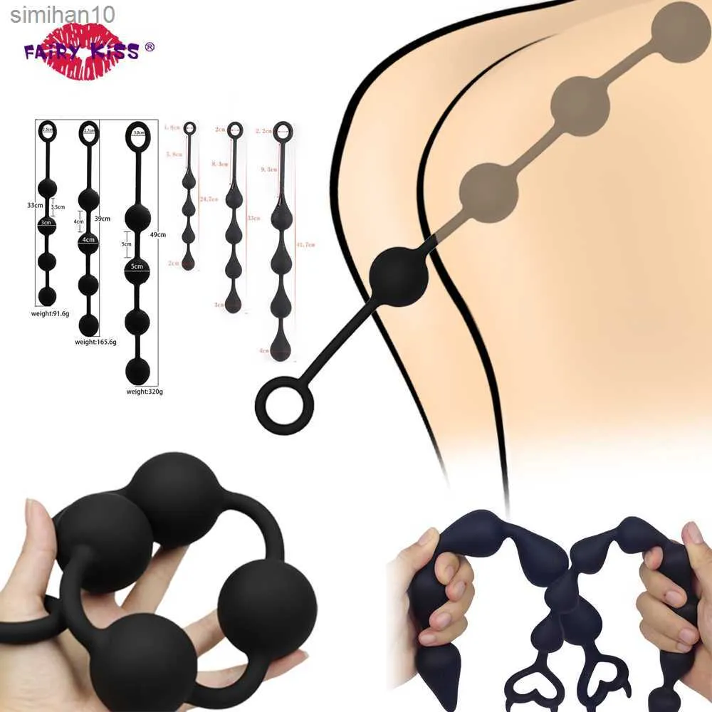 Silicone Anal Beads Butt Plug